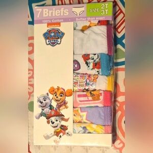 Girls 2T-3T Paw Patrol Cotton Briefs